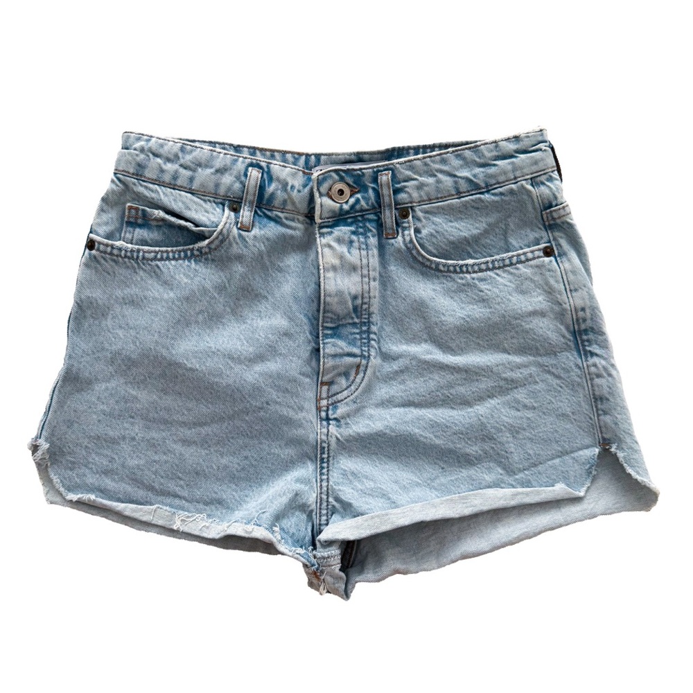 Zara High-Waisted Denim Shorts